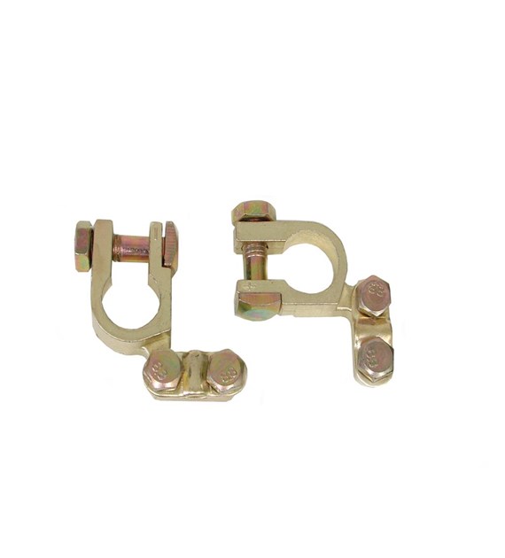 Komplet klem do akumlatora 2szt (  +'' i ''-  )