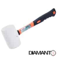 Młotek gumowy FG - biała guma 1000g DIAMANTO (73x79x123mm)
