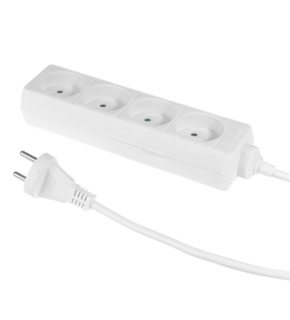 Przedłużacz elektryczny 4G B/U 3m