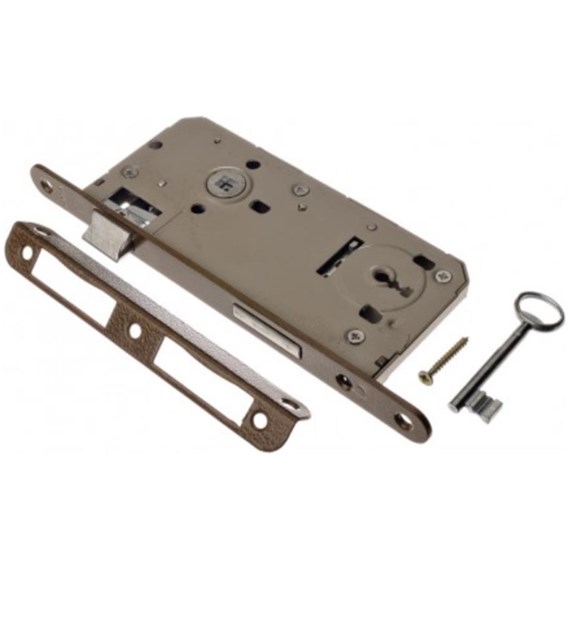 Zamek drzwiowy wpuszczany JANIA 90/50 klucz