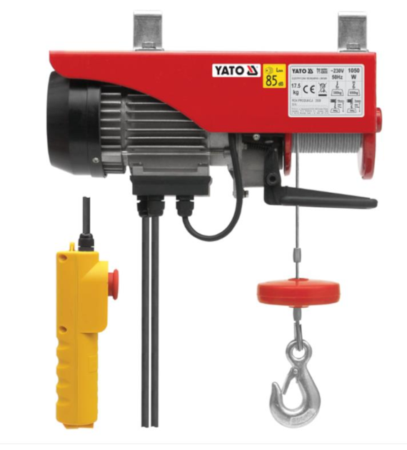 Wciągarka linowa elektryczna 1050W 300/600KG YATO