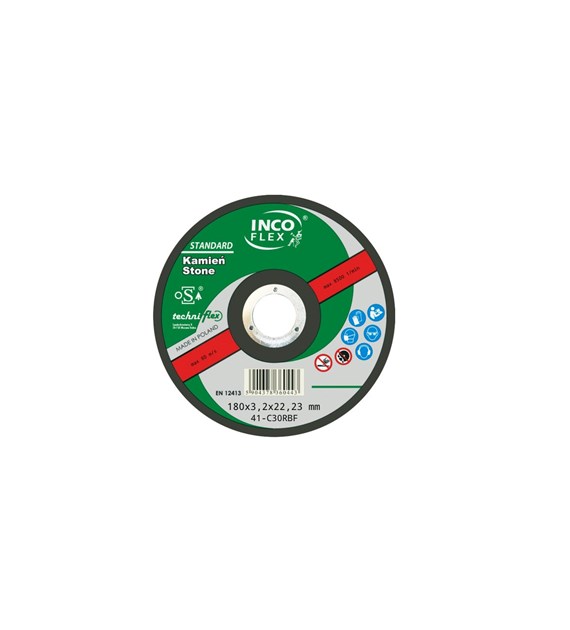 Tarcza INCO beton odgięta 180x3,2mm