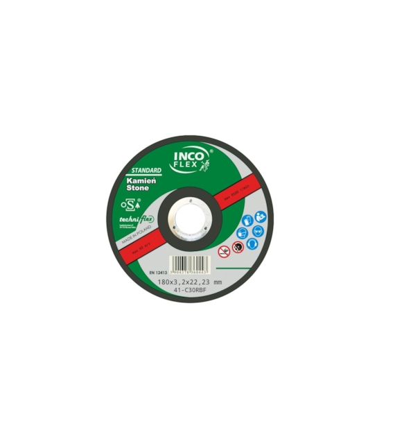 Tarcza INCO beton odgięta 180x3,2mm