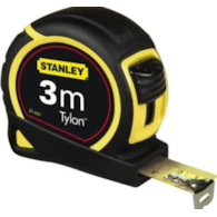 STANLEY Miara TYLON 3m/12,7mm, obudowa z tworzywa, blister