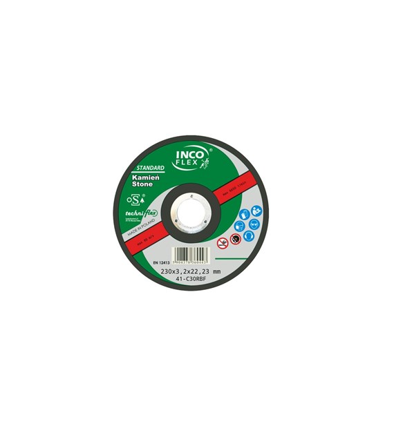 Tarcza INCO beton odgięta 230x3,2mm