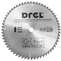 Piła tarczowa DREL CV do drewna ze spiekiem 400 x 30 mm 60T