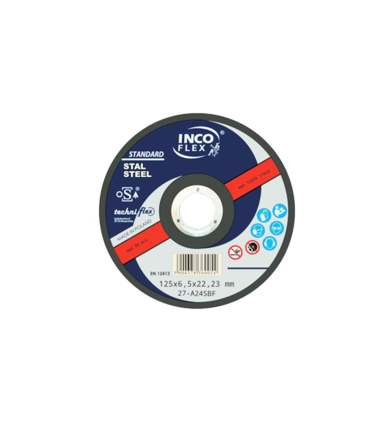 Tarcza INCO metal szlif 125x6,5mm