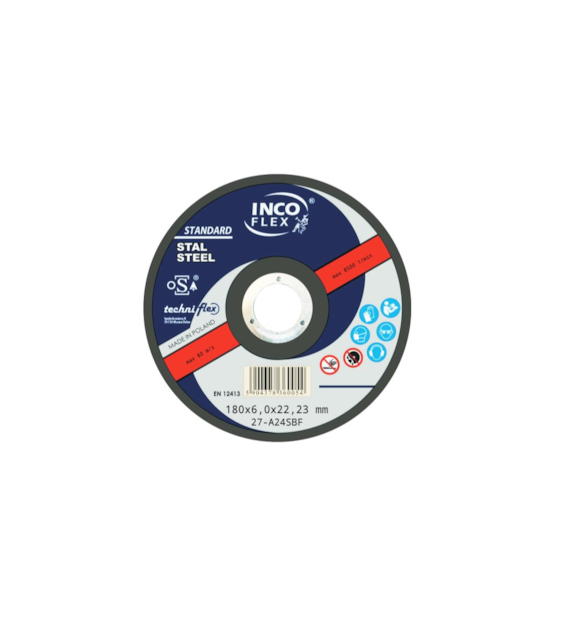 Tarcza INCO metal szlif 180x6,0mm