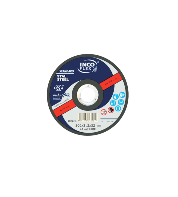 Tarcza INCO metal płaska 300x3,2mm