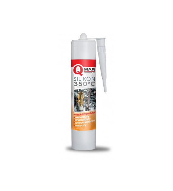 Silikon WYSOKOTEMPERATUROWY czerwony 300ml