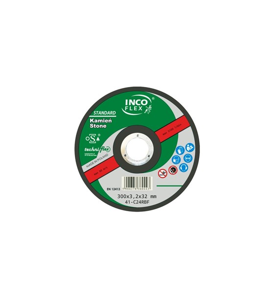 Tarcza INCO beton płaska 300x3,2mm