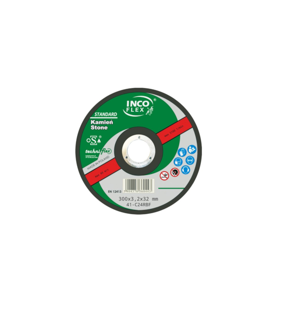 Tarcza INCO beton płaska 300x3,2mm