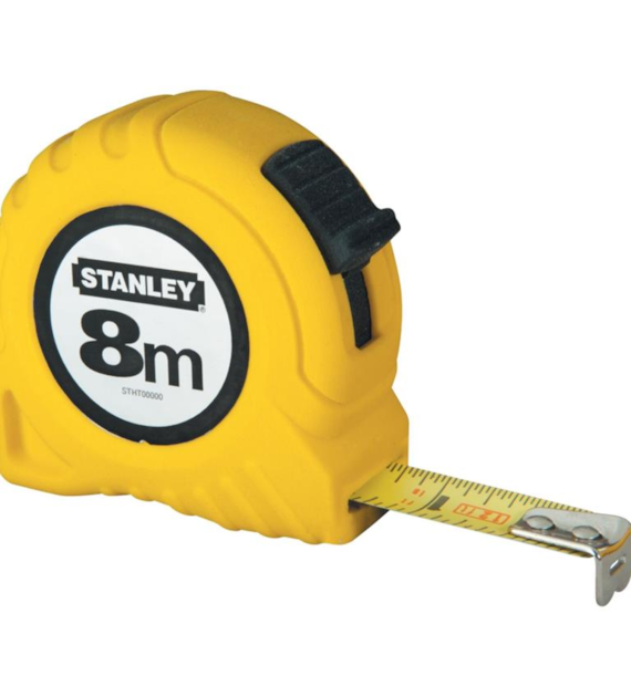STANLEY Miara 8m/25mm, plastikowa obudowa