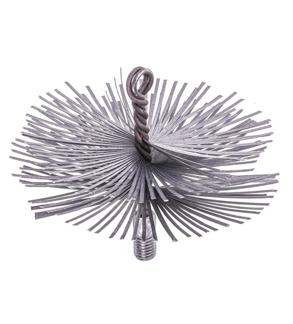 Szczotka kominowa z blaszek 125mm