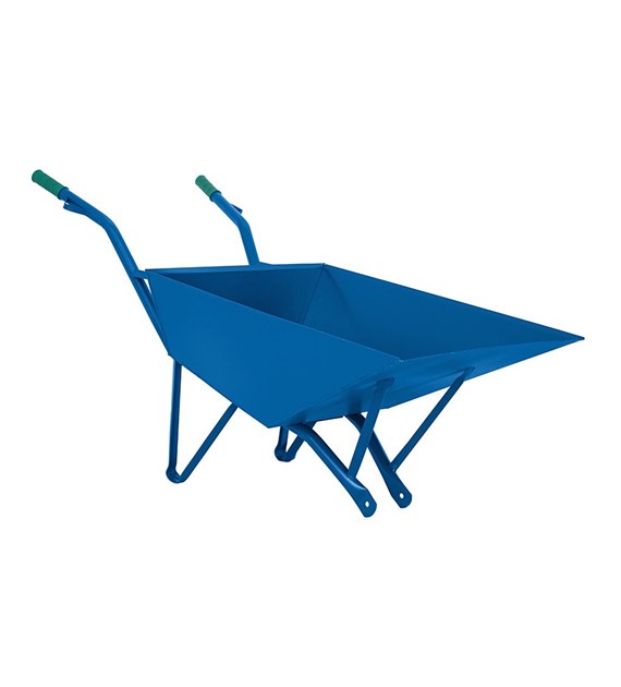 Taczki metalowe grube b/koła (niebieskie)