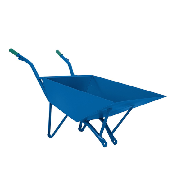 Taczki metalowe grube b/koła (niebieskie)