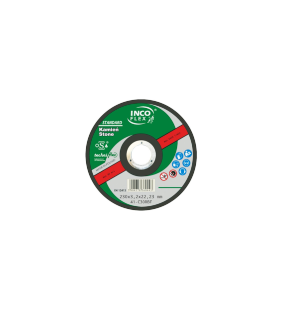 Tarcza INCO beton płaska 230x3,2mm