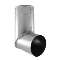 Kolano rynny dolne 100mm ocynkowane