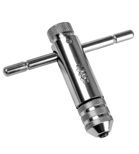 Pokrętło do gwintowników z grzechotką M3 - M8 DREL