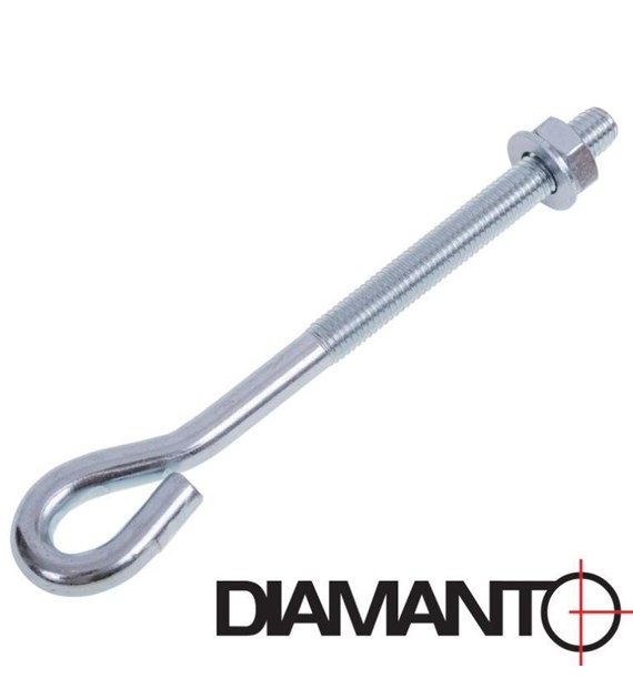 Naciągi do siatki ocynkowane 10 oczko zamknięte DIAMANTO