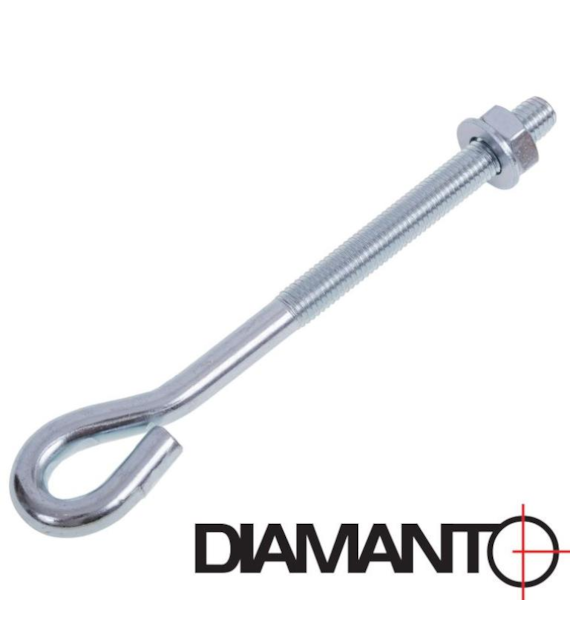 Naciągi do siatki ocynkowane 10 oczko zamknięte DIAMANTO