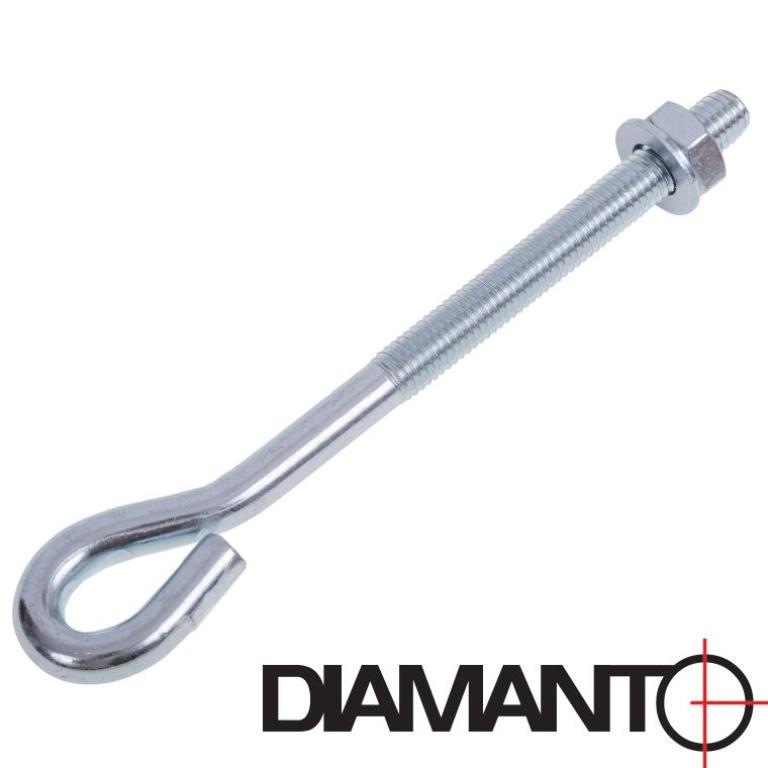 Naciągi do siatki ocynkowane 10 oczko zamknięte DIAMANTO