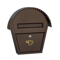 Skrzynka na listy domek okrągły SZABLO 380x340x75 mm