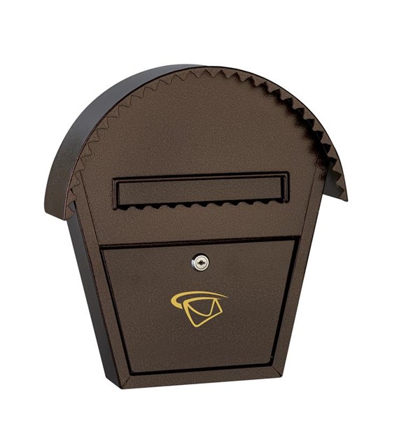 Skrzynka na listy domek okrągły SZABLO 380x340x75 mm