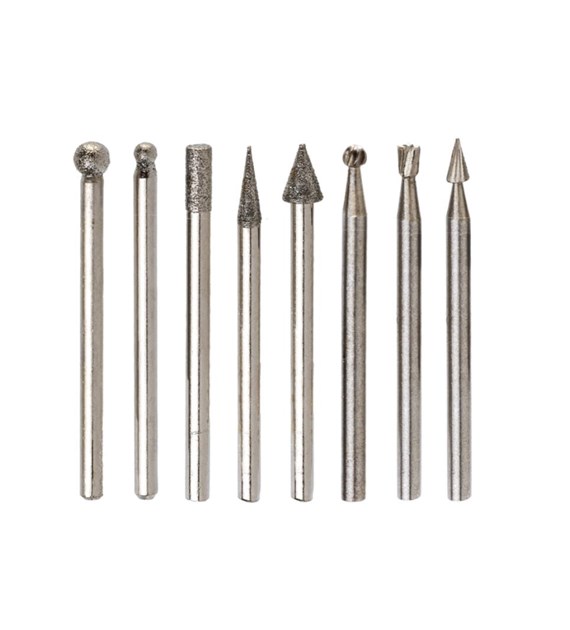 Zestaw frezów do miniszlifierki 8 szt