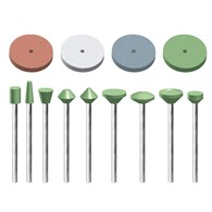 Zestaw kamieni szlifierskich do miniszlifierki, trzpień 3 mm, 14 szt