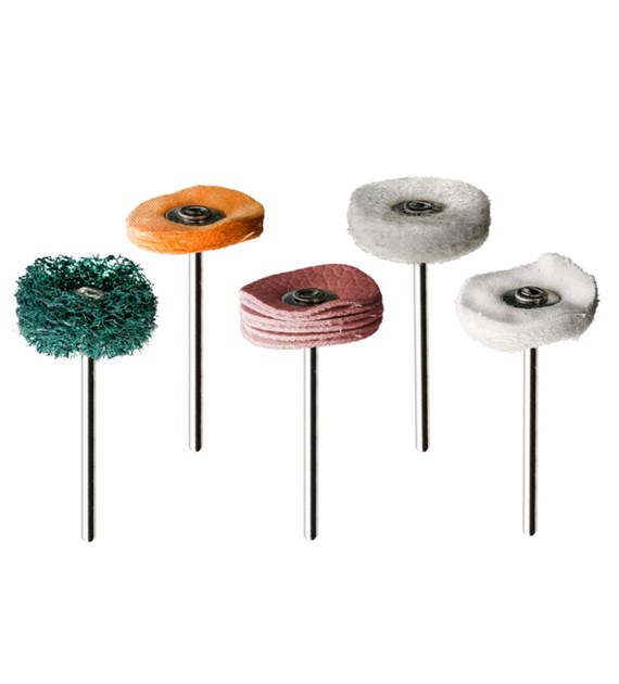 Zestaw szczotek polerskich do miniszlifierki 5 szt