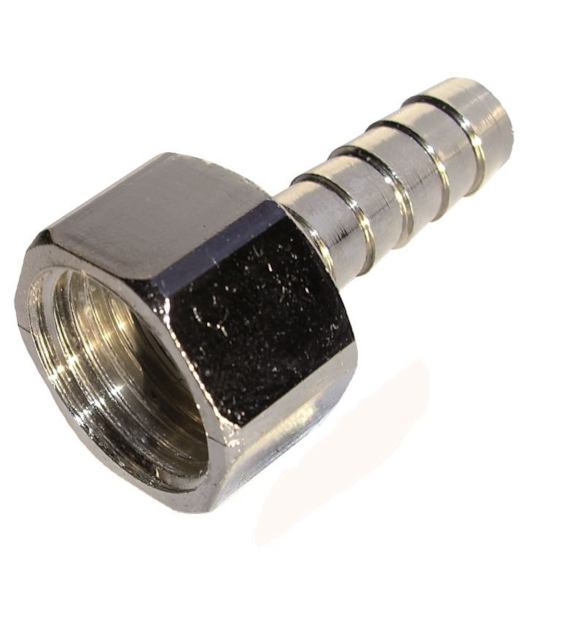 Nypel do węża 9mm GW1/2 CHROM