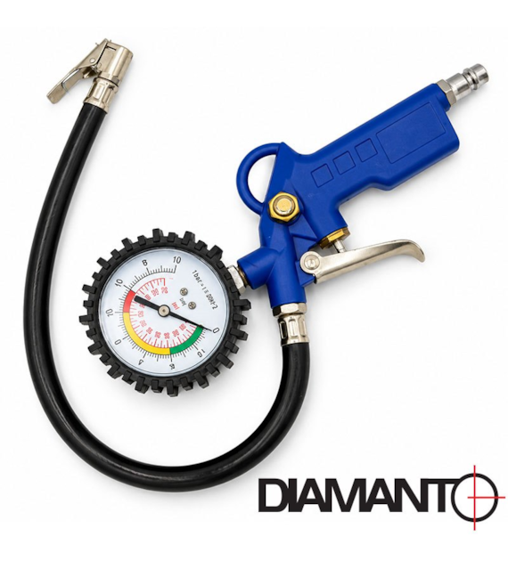Pistolet do pompowania z manometrem DIAMANTO