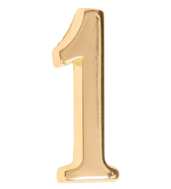 Cyfra na dom  5 cm MOSIĄDZ 1 samoprzylepna