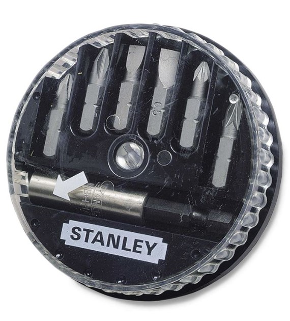 STANLEY Komplet końcówek do wkrętaków: PHILLIPS, POSZ, MAGNET, 7 szt