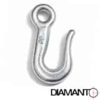 Hak linowy zwykły 80mm DIAMANTO