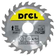Piła tarczowa DREL CV do drewna ze spiekiem 140 x 30 mm 24T