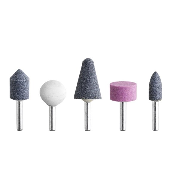 Kamienie szlifierskie trzpieniowe 5 szt