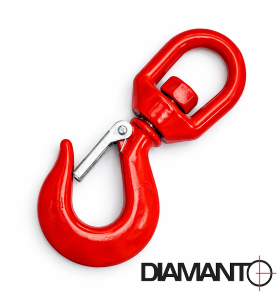 Hak obrotowy z zabezpieczeniem 1,00T DIAMANTO