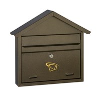 Skrzynka na listy domek prosty 365x400x75