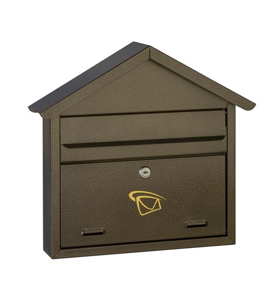 Skrzynka na listy domek prosty 365x400x75