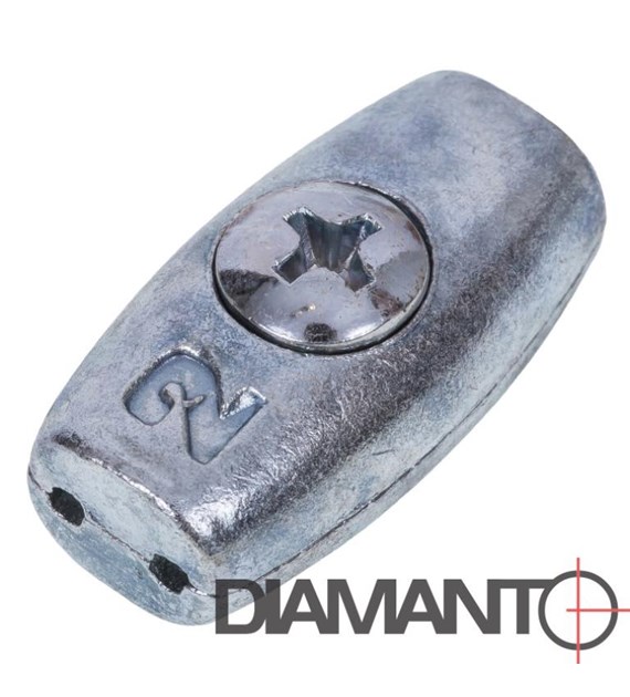 Zacisk linowy - kubełkowy 2 mm DIAMANTO