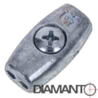 Zacisk linowy - kubełkowy 3 mm DIAMANTO