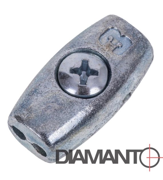 Zacisk linowy - kubełkowy 3 mm DIAMANTO