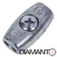 Zacisk linowy - kubełkowy 3 mm DIAMANTO