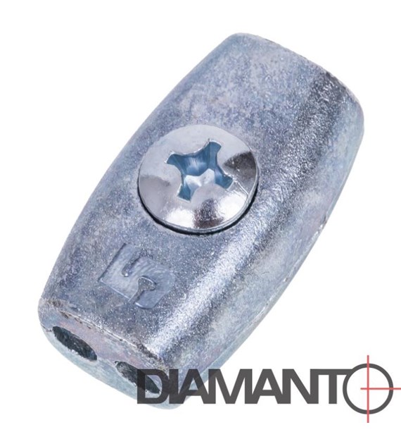 Zacisk linowy - kubełkowy 5 mm DIAMANTO