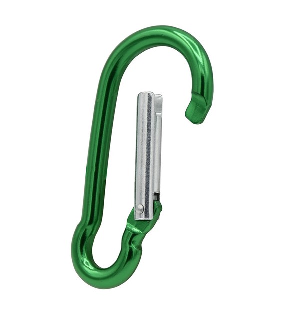 Karabińczyk aluminiowy KOLOROWY 60mm DIAMANTO