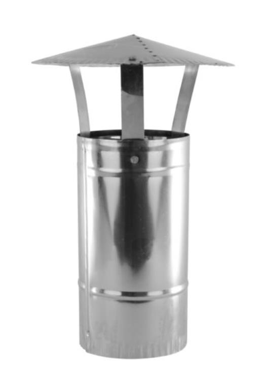 Kominek wentylacyjny nierdzewny 180mm