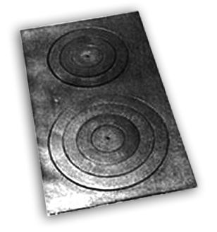 Płyta kuchenna 2-otwory 63x31,5