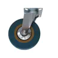 Kółko uniwersalne obrotowe 75 mm guma szara DIAMANTO